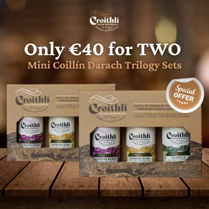 mini irish whiskey trilogy offer