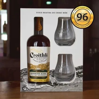 Any 70cl Premium Single Malt and Whiskey Tumblers Set (2)